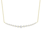 LADIES PENDANT WITH CHAIN 0.25CT ROUND DIAMOND 10K YELLOW GOLD