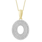 MEN'S CHARM 0.40CT ROUND DIAMOND 10K YELLOW GOLD