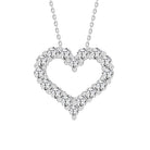 LADIES PENDANT 0.25CT ROUND DIAMOND 14K WHITE GOLD