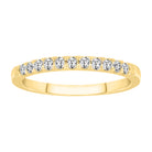 LADIES BAND 0.25CT ROUND DIAMOND 14K YELLOW GOLD (SI QUALITY)