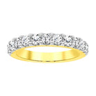 LADIES BAND 1.00CT ROUND DIAMOND 14K YELLOW GOLD (SI QUALITY)